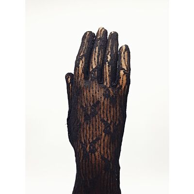 GUANTES ENCAJE NEGROS