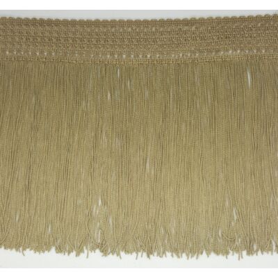 Fleco de seda Beige Camel  (25 cm)