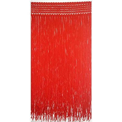 Fleco de seda Rojo (40 cm)