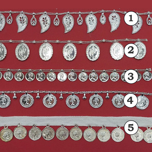 Flecos de monedas plata (varios tamaños)