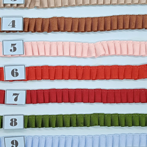 Cinta plisada de grosgren varios colores (1,5 cm)