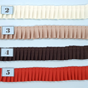 Cinta plisada varios colores (2,5 cm)