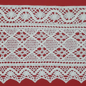 Encaje de Bolillo Blanco (13,5 cm)