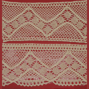 Encaje de Bolillo Beige (Entredos 7 cm y Puntilla 7 cm)