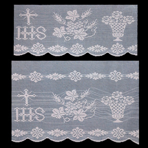 Encaje motivo religiosos JHS de bolillo mecanizado (18cm - 28.5cm)