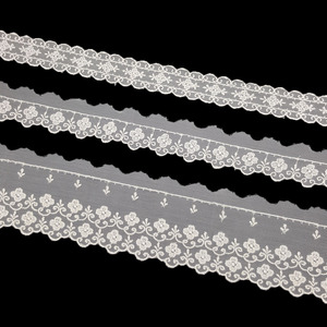 Familia Tul Bordado motivo floral (3cm/4cm/8cm)