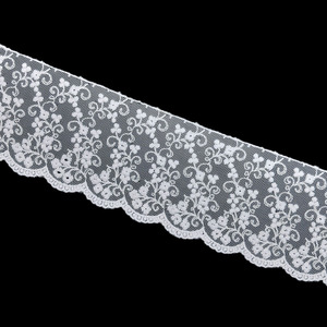 Tul Bordado Blanco (7cm)