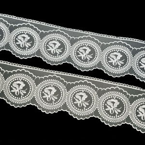 Tul Bordado Color Blanco (10,5cm)