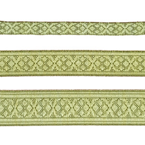 Galón dorado seda (3,5 cm/ 2,5 cm y 1,3 cm)