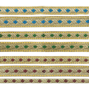GALÓN DORADO ENVEJECIDO COMBINADO (1,5 cm, 3 cm y 4 cm)