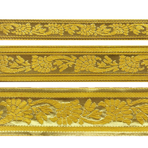 Galón dorado flores (2cm-4cm-5cm)