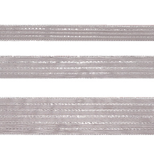 Galón Plateado (3,8 cm/2,4 cm y 1,6 cm)