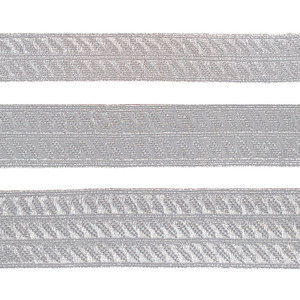 Galón Plateado (2,5 cm/ 3 cm y 4 cm)