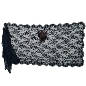Pack Mantilla Niña Negra, Peina y broche