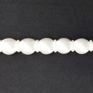 Pasamanería de Pedrería Blanco (1,5cm)
