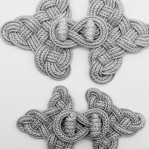 Alamares Plateados (Izqdo y Drcho) 24cm/30cm