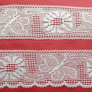 Encaje de Bolillo Blanco 5,5cm/5cm