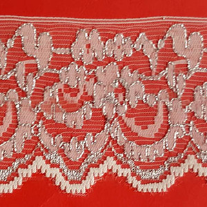 Encaje Naylon Plateado (5,5 cm)