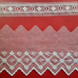 Organza Bordada (2,5 cm y 9 cm)