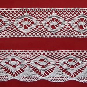 Encaje de Bolillo Blanco (Entredos 2,5 cm y Puntilla 2,5 cm AGOTADA SOLO PUNTILLA)