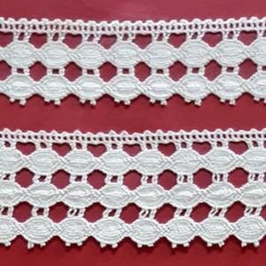 Encaje de Bolillo Blanco (2,5 cm y 3,5 cm)