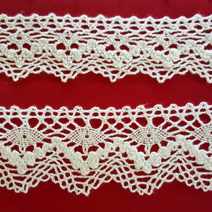 Encaje de Bolillo Blanco (4 cm y 5 cm)