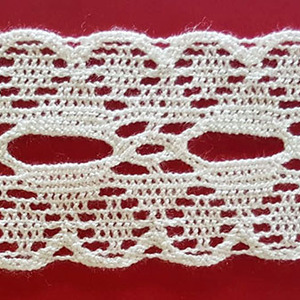 Pasacinta de Bolillo Blanco (4,5 cm)