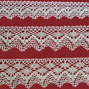 Encaje de Bolillo Blanco (2,5 cm/ 3 cm y 3,5 cm)
