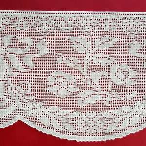 Encaje de Bolillo Blanco (13 cm)