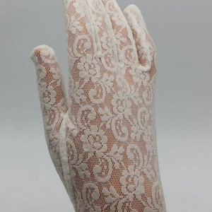 GUANTES ENCAJE BEIGE