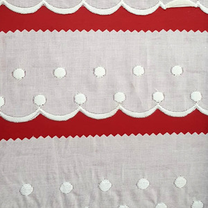 Punta tira bordada beige (4 cm/ 6 cm y 7,5 cm)