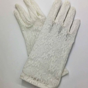 GUANTES ENCAJE BLANCOS (19cm)
