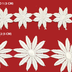 Guipur Blanco Natural (3 cm y 5 cm)