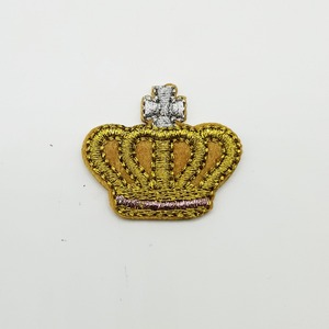 Corona bordada termoadhesiva (2,5x3cm)