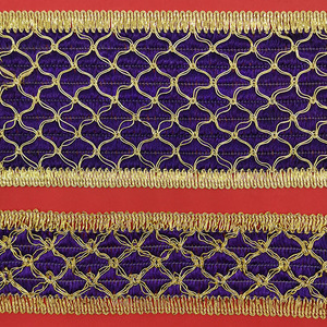 Agremán Dorado y Morado (3,5 y 6,5 cm)
