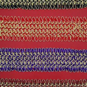Agremán Dorado y Color (3,5 cm)