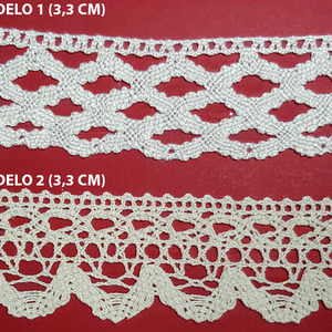 Encaje de Bolillo Beige (3,3 y 3,3 cm)
