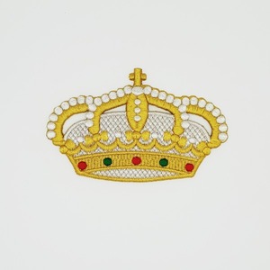 Corona bordada 3 oros (14,5x9cm)