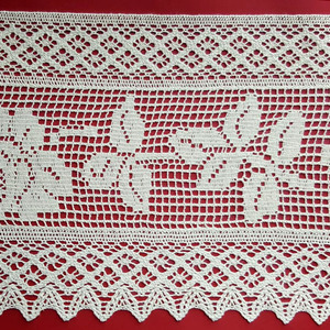 Encaje de Bolillo Beige (18 cm)