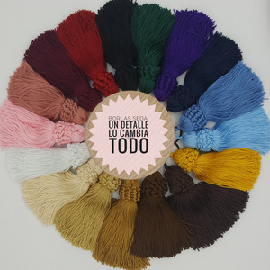 BORLA SEDA10CM 17COLORES