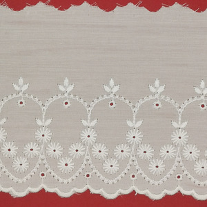 Tira bordada blanca (11,5 cm)