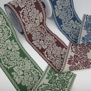 Cinta Jacquard bordada varios colores (10cm)