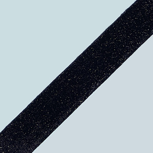 Pasamanería de fiesta negra brillante (3cm)