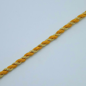 Cordón de seda y metalizado(1 cm)
