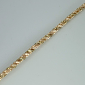 Cordón de seda y metalizado(1 cm)