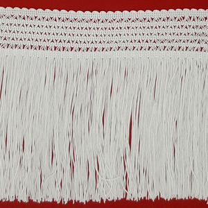 Fleco de Seda  Blanco (20cm)