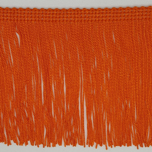 Fleco de seda Naranja (10 cm)