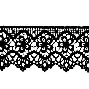 GUIPUR NEGRO (5,5cm)