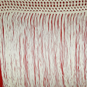 Fleco de seda Crudo (30 cm)