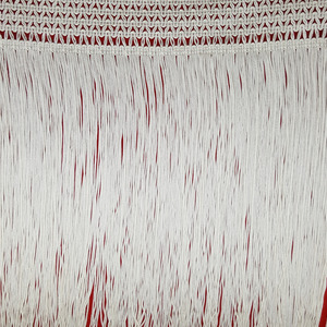 Fleco de seda Beige (30 cm)